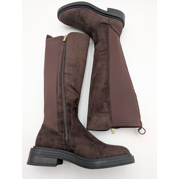 Reaction Kenneth Cole Anabelle Boots Round Toe Chocolate Size US6.5 EU37 - Picture 10 of 13